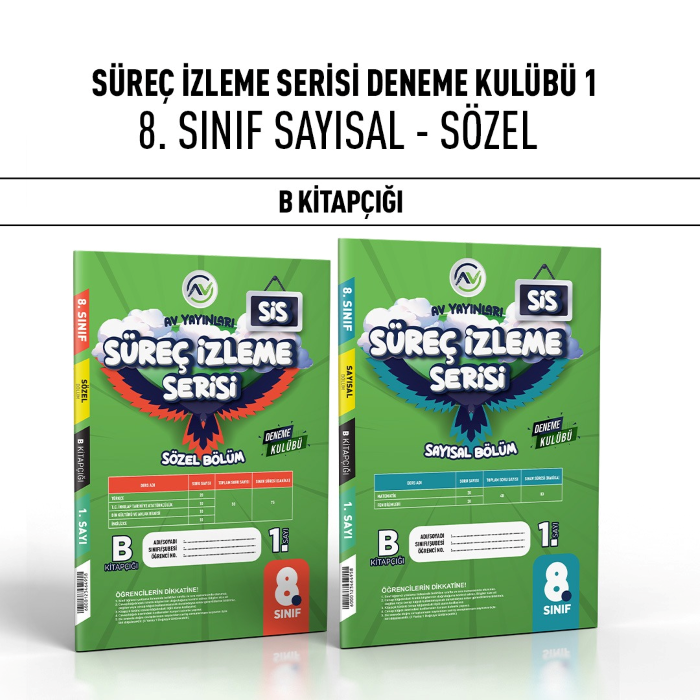 AV YAY. 08.SINIF DENEME KULÜBÜ SAY/SÖZ 1-B - 24-25